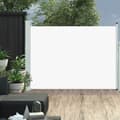 Miniatyrbild 1 av 2: Infällbar sidomarkis 120x500 cm gräddvit