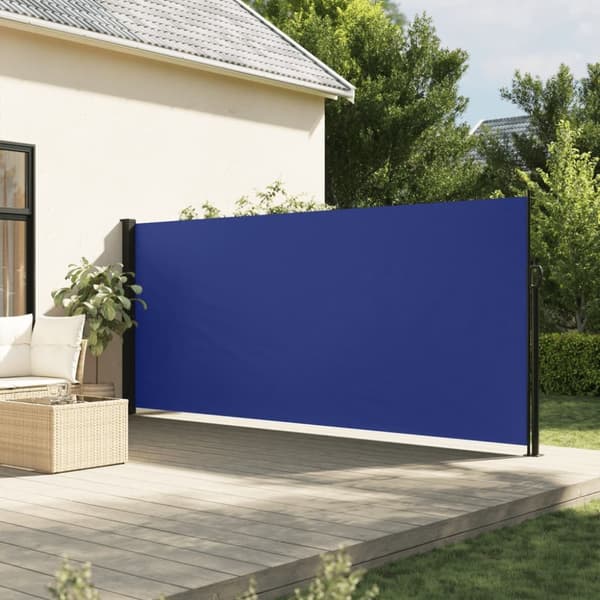 Indragbar sidomarkis blå 160x300 cm