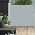 Miniatyrbild 1 av 2: Infällbar sidomarkis 100x300 cm grå
