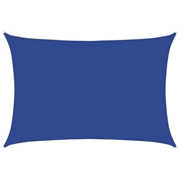 Solsegel 160 g/m² rektangulär blå 5x7 m HDPE