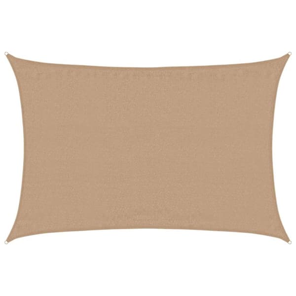 Solsegel 160 g/m² taupe 4x5 m HDPE