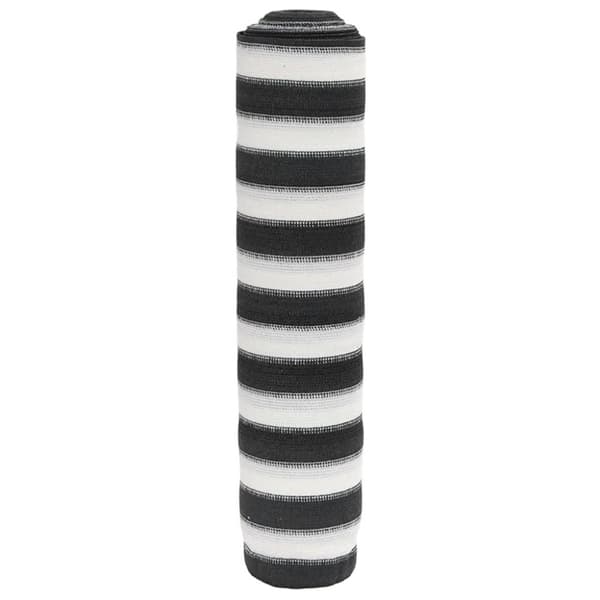 Insynsskyddsnät antracit och vit 1,8x25 m HDPE 150 g/m²