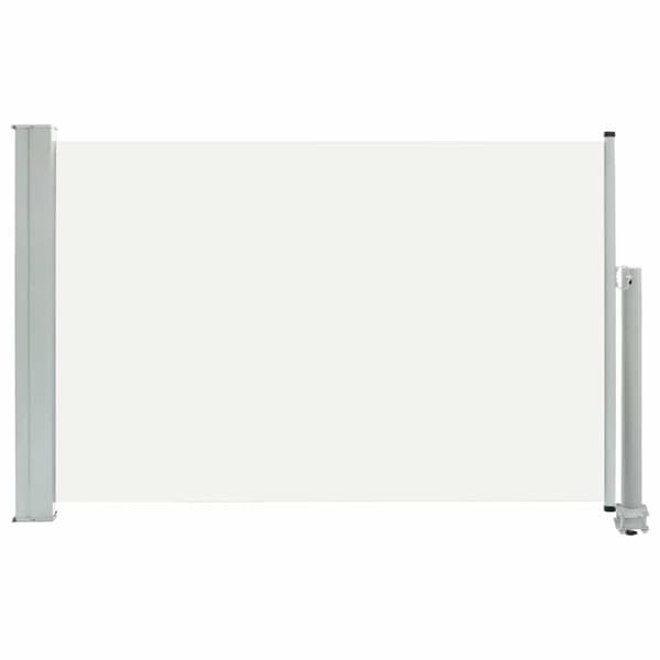 Infällbar sidomarkis 60x300 cm gräddvit