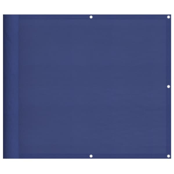 Balkongskärm blå 90x1000 cm 100% polyester oxford