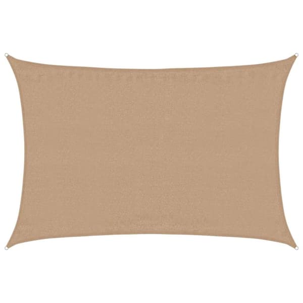 Solsegel 160 g/m² taupe 3,5x4,5 m HDPE