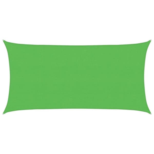 Solsegel 160 g/m² ljusgrön 2,5x4,5 m HDPE