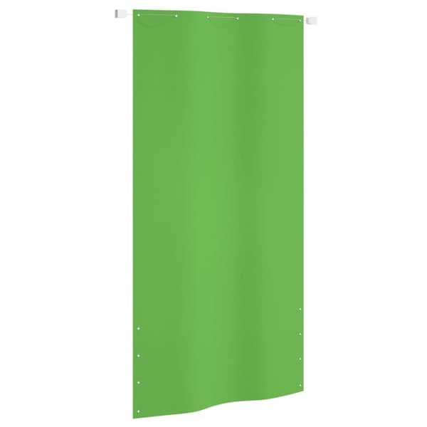 Balkongskärm ljusgrön 120x240 cm oxfordtyg