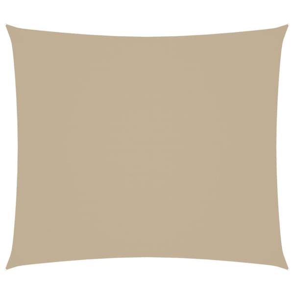 Solsegel oxfordtyg rektangulärt 2,5x3 m beige