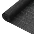 Miniatyrbild 1 av 2: Insynsskyddsnät svart 1,2x25 m HDPE 75 g/m²