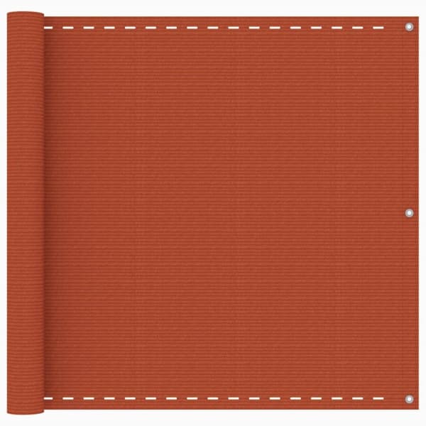 Balkongskärm orange 90x400 cm HDPE