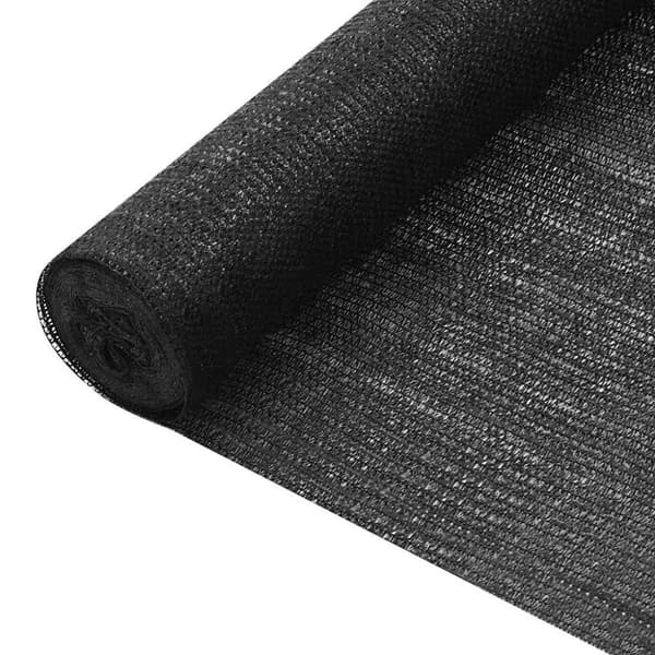 Insynsskyddsnät svart 1,5x10 m HDPE 75 g/m²