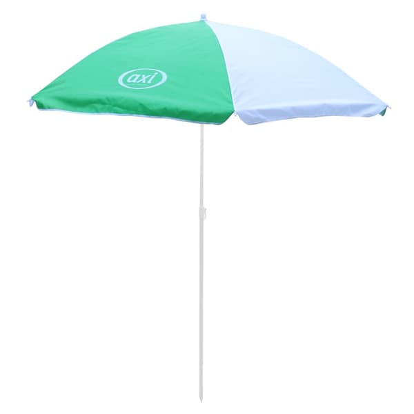 AXI Parasoll ?125 cm för barn i grönt och vitt | Kompatibel med AXI picknickbord, vattenbord och sandlådor