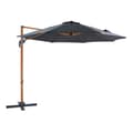 Pikkukuva 1 / 7: AXI Marisol Parasol Brown/Grey - Parasol large 300x300 cm - Ripustettava aurinkovarjo, Alumiinirunko, 360° Kierto, Parvekkeen aurinkovarjo 3x3 -