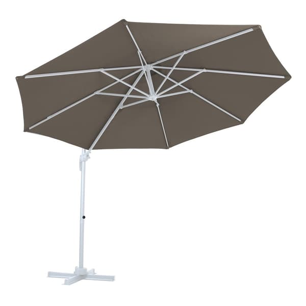 AXI Marisol Parasoll  Vit/Tupe -  Parasoll stort  300x300 cm - Hängparasoll, Aluminiumram, 360° Rotation, Parasoll balkong 3x3 - UV-resistent