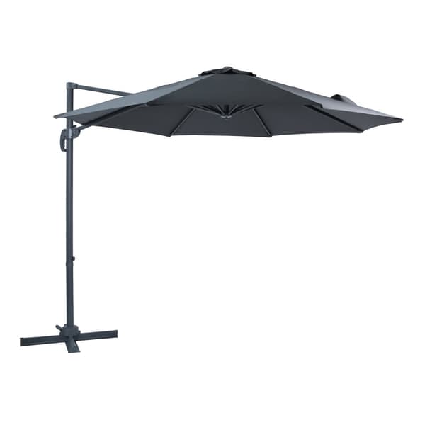 AXI Marisol Parasol Brown/Beige - Parasol large 300x300 cm - Ripustettava aurinkovarjo, Alumiinirunko, 360° Kierto, Parvekkeen aurinkovarjo 3x3 -