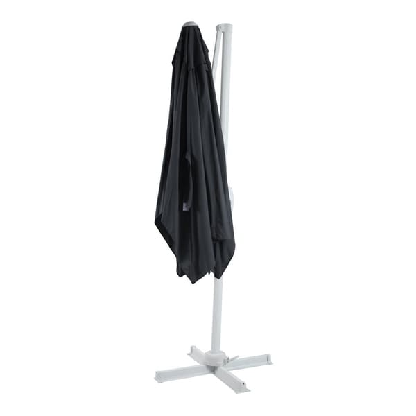 AXI Coco Parasoll  Vit, Grå -  Parasoll stort  200x300 cm  - Hängparasoll, Aluminiumram, 360° Rotation, Parasoll balkong 3x3 - UV-resistent