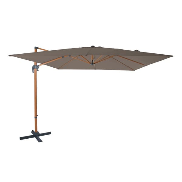 AXI Nima Parasol Brown/Taupe - Parasol large 300x300 cm - Ripustettava aurinkovarjo, Alumiinirunko, 360° Kierto, Parvekkeen aurinkovarjo 3x3 -