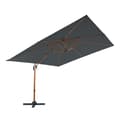 Miniatyrbillede 2 af 7: AXI Nima Parasoll Brun/Grå - Parasoll stort 300x300 cm - Hängparasoll, Aluminiumram, 360° Rotation, Parasoll balkong 3x3 - UV-resistent