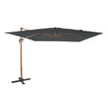 Miniatyrbillede 1 af 7: AXI Nima Parasoll Brun/Grå - Parasoll stort 300x300 cm - Hängparasoll, Aluminiumram, 360° Rotation, Parasoll balkong 3x3 - UV-resistent