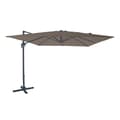 Miniatyrbillede 1 af 7: AXI Nima Parasoll Grå, Taupe - Parasoll stort 300x300 cm - Hängparasoll, Aluminiumram, 360° Rotation, Parasoll balkong 3x3 - UV-resistent