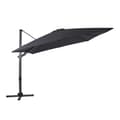 Miniatyrbillede 2 af 7: AXI Apollo Premium Parasoll rektangulärt 300x300 cm I Antracit/grå | Parasoll for trädgården med aluminiumram | Inklusive kryssfot &amp; lås