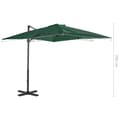Miniatyrbillede 8 af 8: hængeparasol 250x250 cm aluminiumsstang grøn