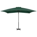 Miniatyrbillede 2 af 8: hængeparasol 250x250 cm aluminiumsstang grøn
