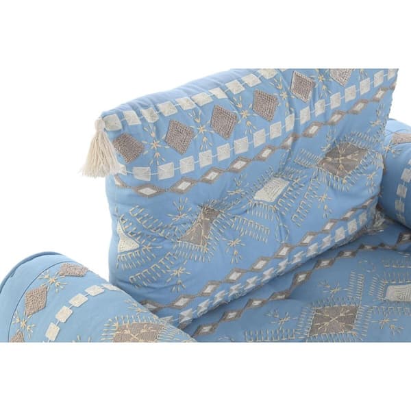 Trädgårdssoffa DKD Home Decor Blå 90 x 50 x 55 cm