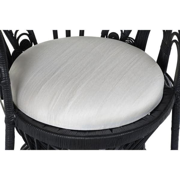 Trädgårdssoffa DKD Home Decor Vit Svart 96 x 66 x 145 cm 96 x 66 x 140 cm