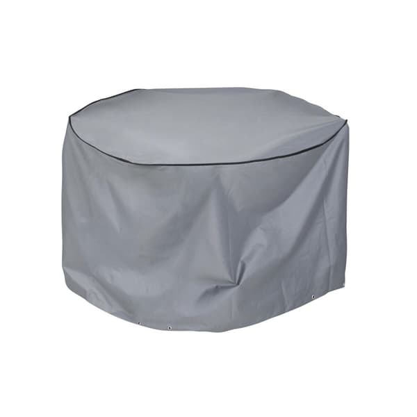 Skyddsväska DKD Home Decor Bord Svart Aluminium Mörkgrå (132 x 132 x 75 cm)