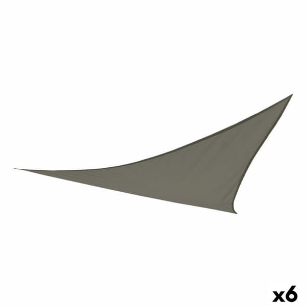Skugga segel Aktive Triangulär Grå 360 x 0,5 x 360 cm (6 antal)