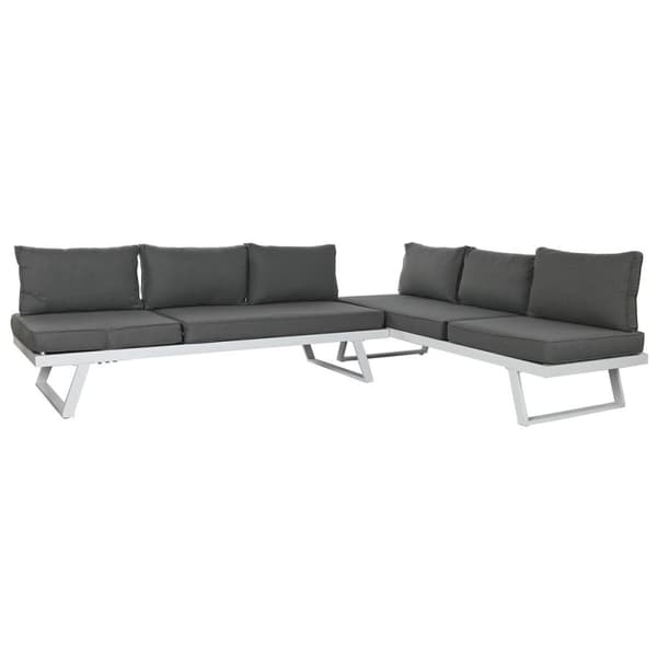 Trädgårdsmöbler Home ESPRIT Grå 130 x 68 x 65 cm 190 x 70 x 65 cm 198 x 68 x 65 cm
