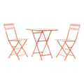 Miniatyrbillede 1 af 7: Spisebordsæt med 2 stole DKD Home Decor MB-177412 Koral 60 x 60 x 75 cm (3 pcs)