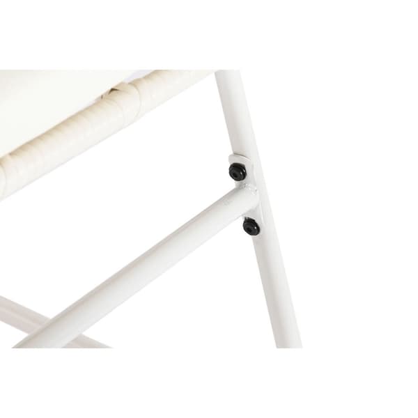 Have møbler DKD Home Decor Hvid 124 x 74 x 84 cm (4 Dele)