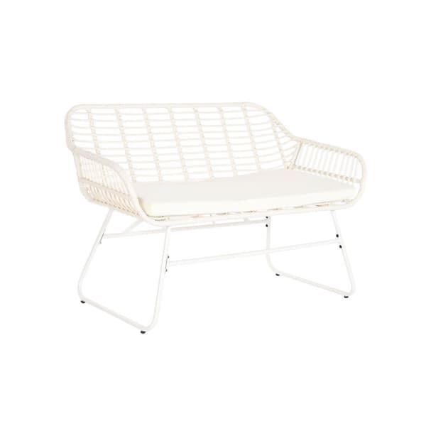 Have møbler DKD Home Decor Hvid 124 x 74 x 84 cm (4 Dele)