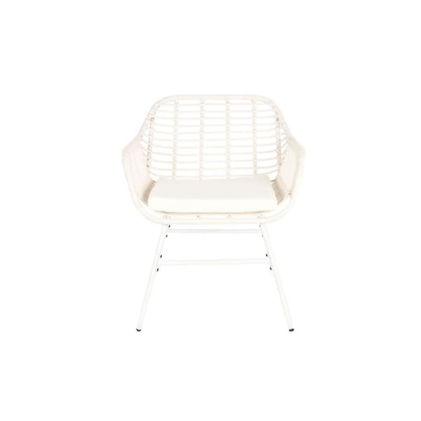 Have møbler DKD Home Decor Hvid 124 x 74 x 84 cm (4 Dele)