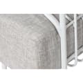 Miniatyrbillede 4 af 8: Sofa Home ESPRIT Hvid Beige Metal 180 x 66 x 66 cm