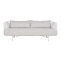 Miniatyrbillede 8 af 8: Sofa Home ESPRIT Hvid Beige Metal 180 x 66 x 66 cm