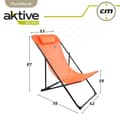 Pikkukuva 5 / 7: Kallistuva aurinkotuoli Aktive Oranssi 53 x 87 x 78 cm (4 osaa)