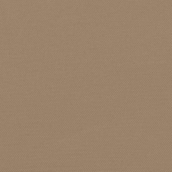 Infällbar sidomarkis taupe 220x1200 cm