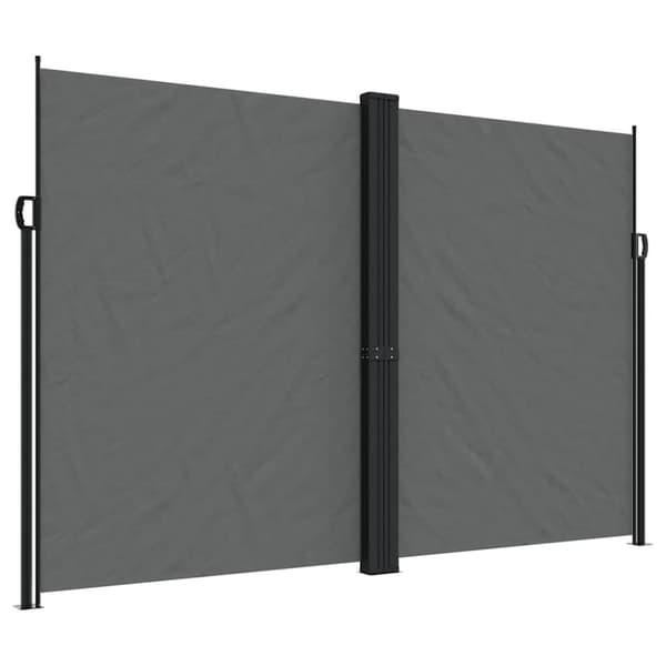Infällbar sidomarkis antracit 220x1200 cm