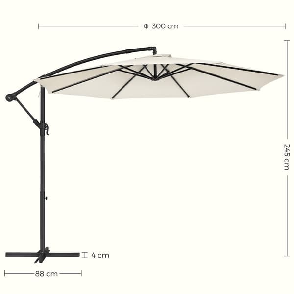 Parasol-med UV-beskyttelse op til UPF 50+