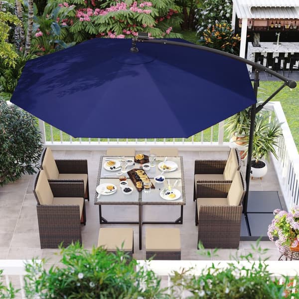 Parasol-med solenergi LED-belysning med standard