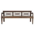 Miniatyrbillede 6 af 6: Bænk Home ESPRIT Mørkebrun Teak 190 x 70 x 75 cm