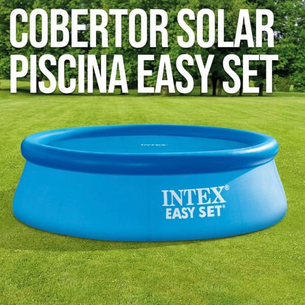 Swimmingpool Cover Intex Ø 244 cm Solar Cirkulær