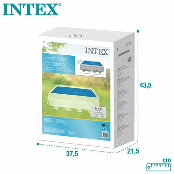 Swimmingpool Cover Intex Frame Solar Rektangulær 378 x 186 cm