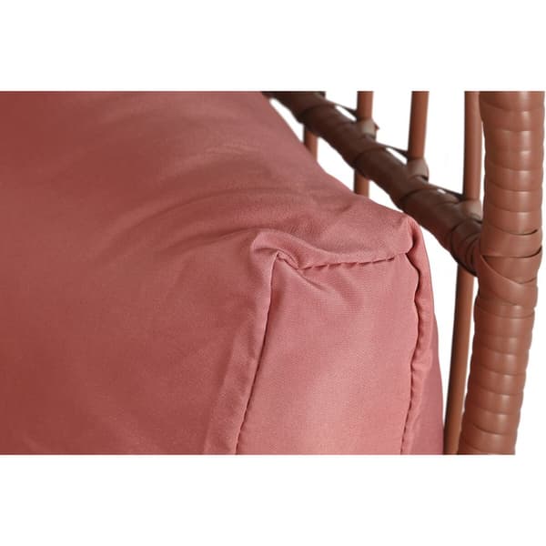 Trädgårdssoffa DKD Home Decor 99 x 71 x 147 cm Metall Terrakota n syntetisk rattan Vit