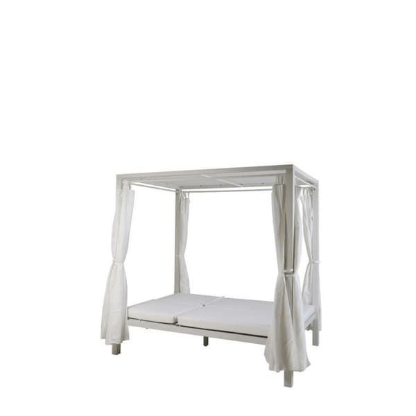 Hageseng DKD Home Decor Hvit Aluminium (148 x 188 x 205 cm)