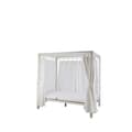 Pikkukuva 5 / 5: Garden day bed DKD Home Decor Valkoinen Alumiini (148 x 188 x 205 cm)