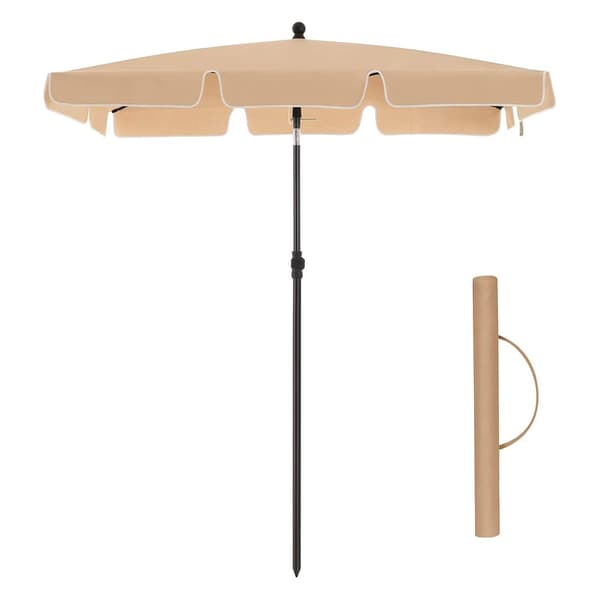 Parasol - Rektangulär balkongparasol - 180 x 125 cm - Tiltable - Taupe